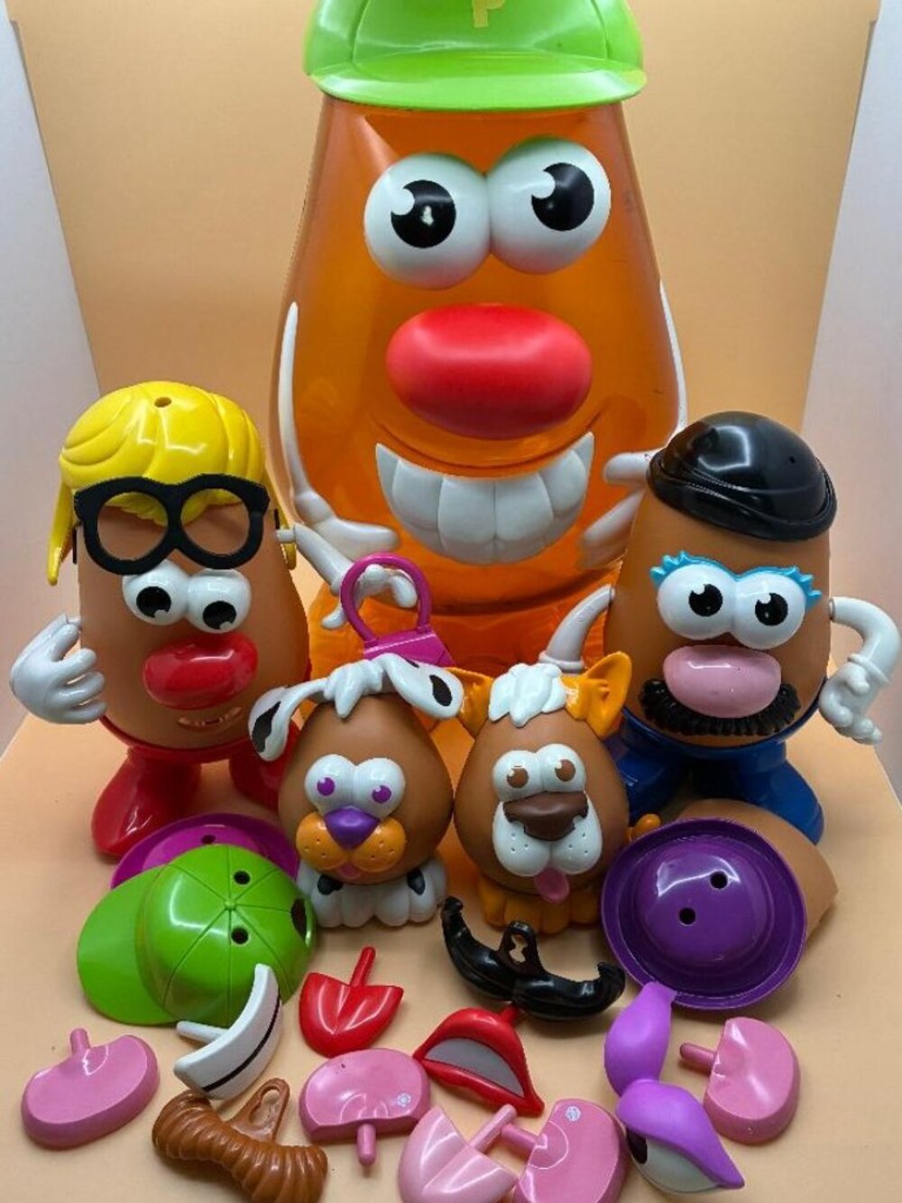 *GIANT* Disney TOY STORY 45pc MR. POTATO HEAD Family Super Spud Storage Canister - Picture 4 of 5
